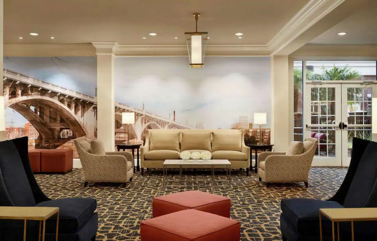 Hilton Columbia Center Hotel Exterior foto